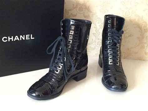 Stivali Chanel in Pelle Nero taglia 38 EU 